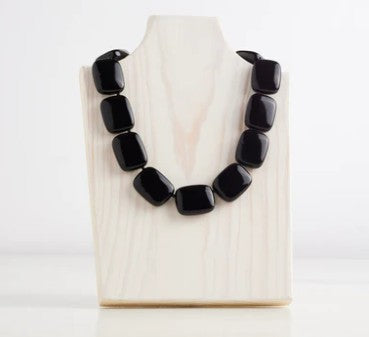 Chicklet Necklace 18 Midnight