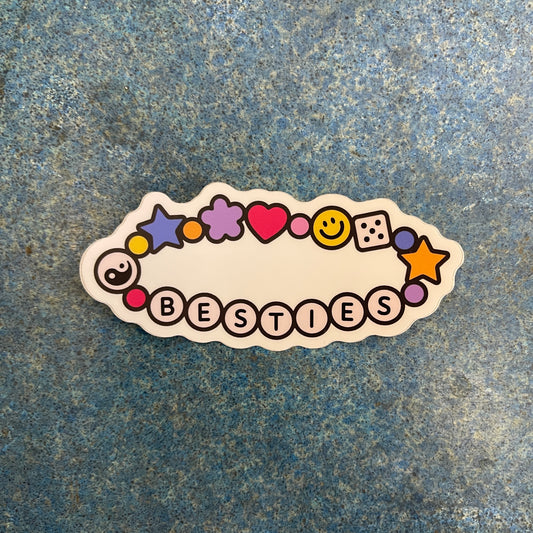 Besties Beaded Bracelet