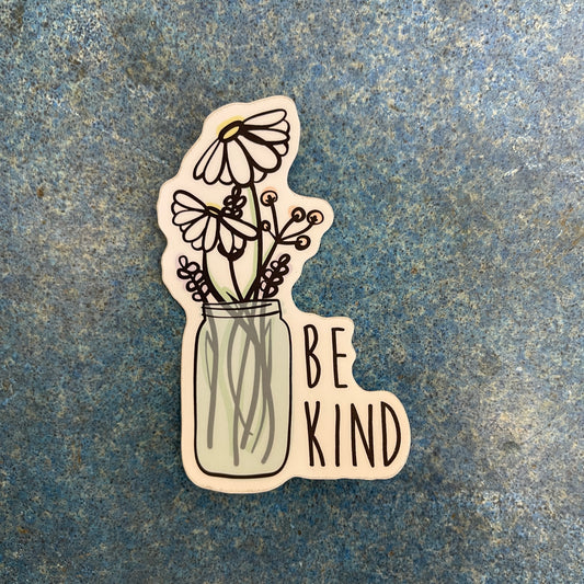 Be Kind Wildflower Jar