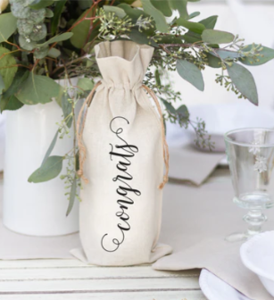 Congrats Wine Bag
