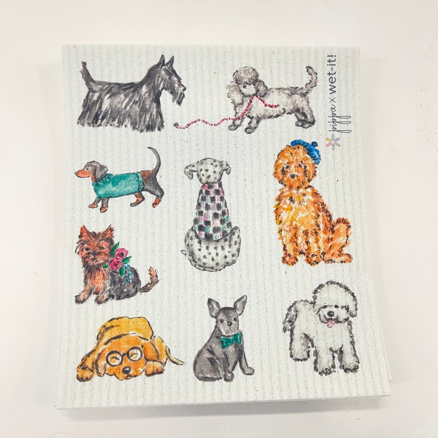 Pippa Dog Fancy Swedish Towel