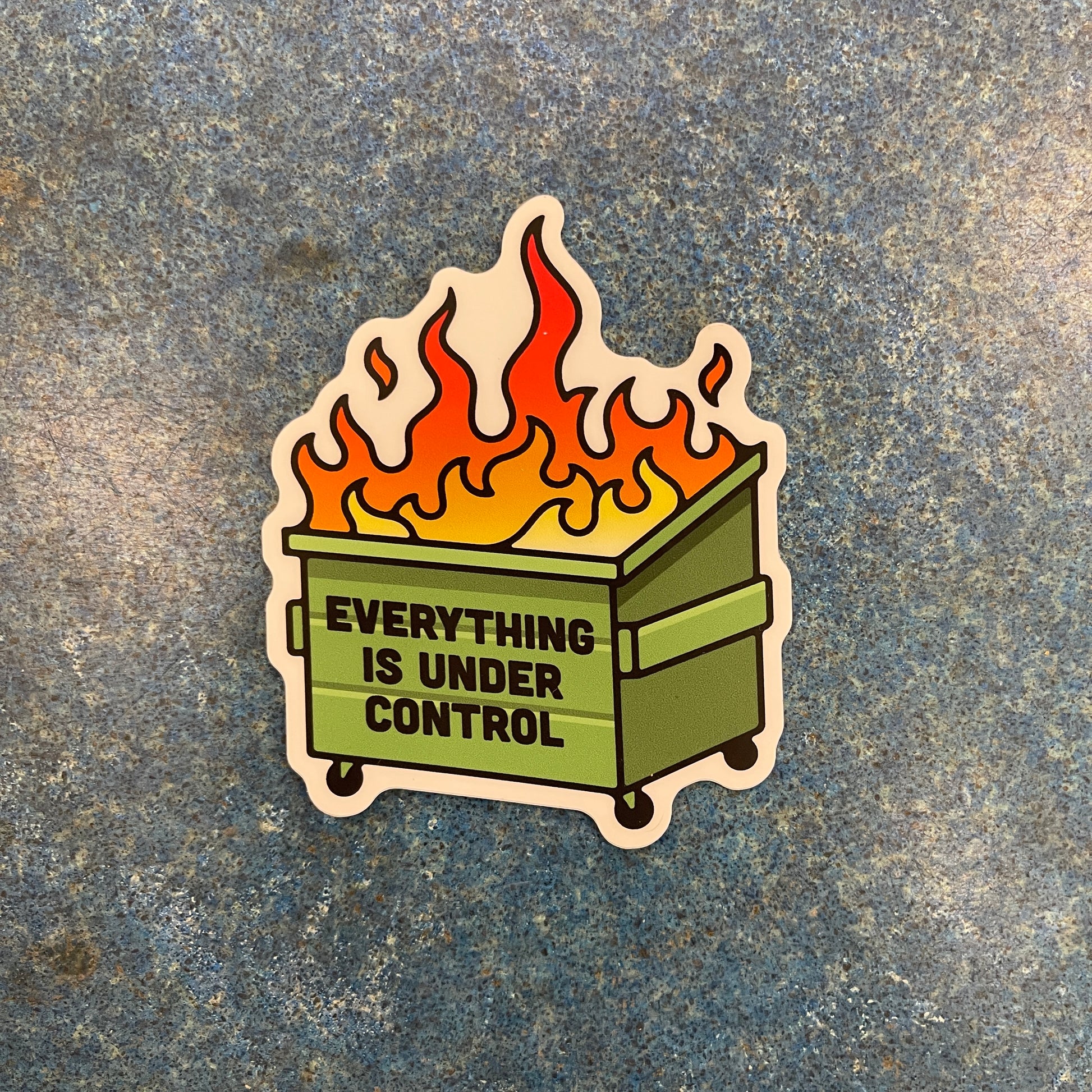 Dumpster Fire Sticker