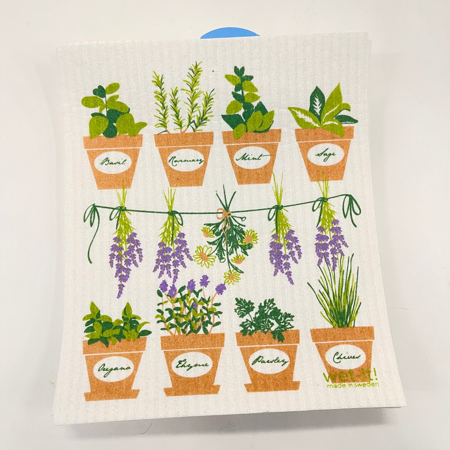 Wet-It Durable Swedish Towel Fresh Herbs