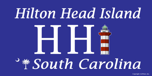 HHI Custom License Plate 6X12"