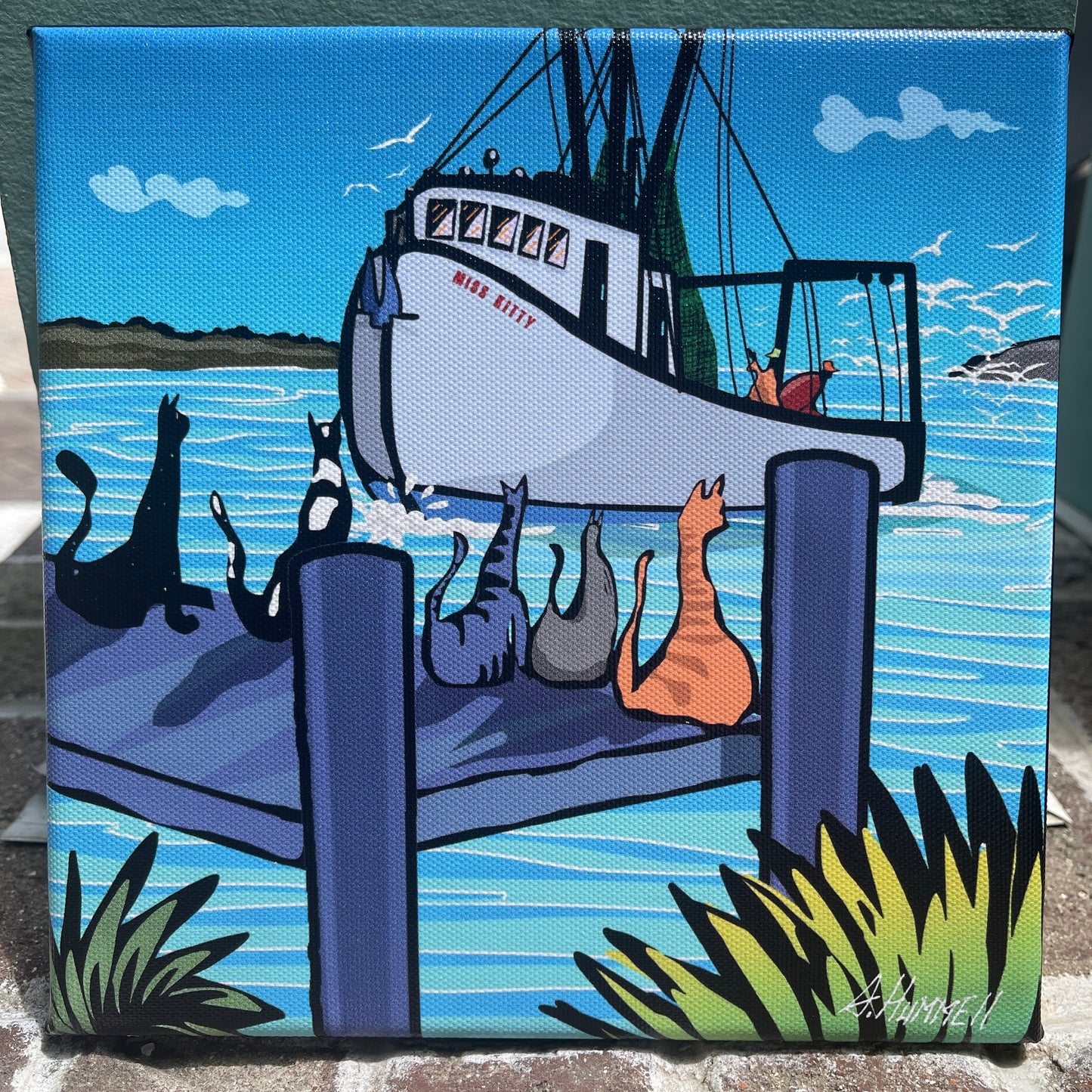 Local Artist Amos Hummel 8X8"