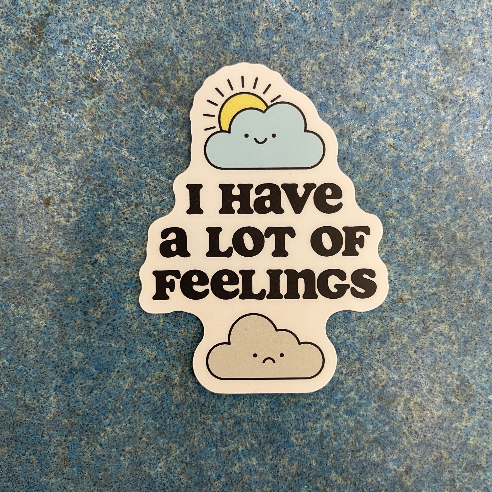 I Have Lots of Feelings Clouds Sticker