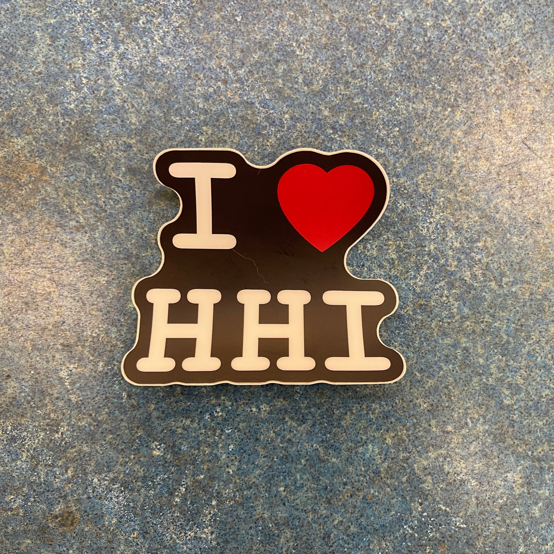 I Heart HHI Sticker