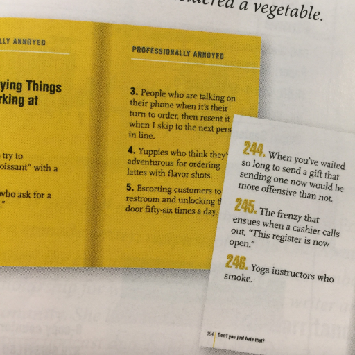 Don't You Just Hate That? 2nd.