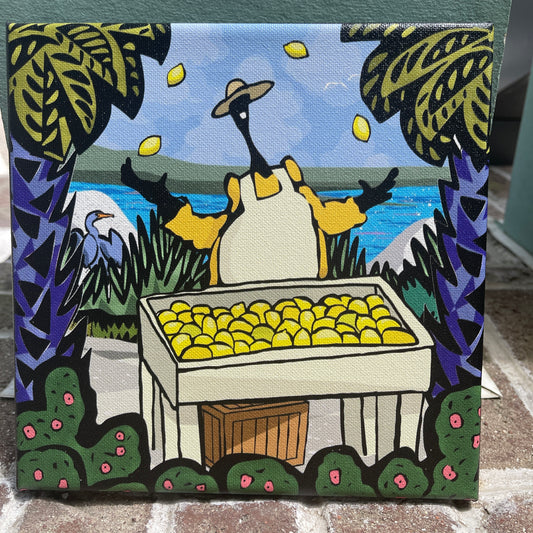 Local Artist AMOS HUMMEL 8X8"