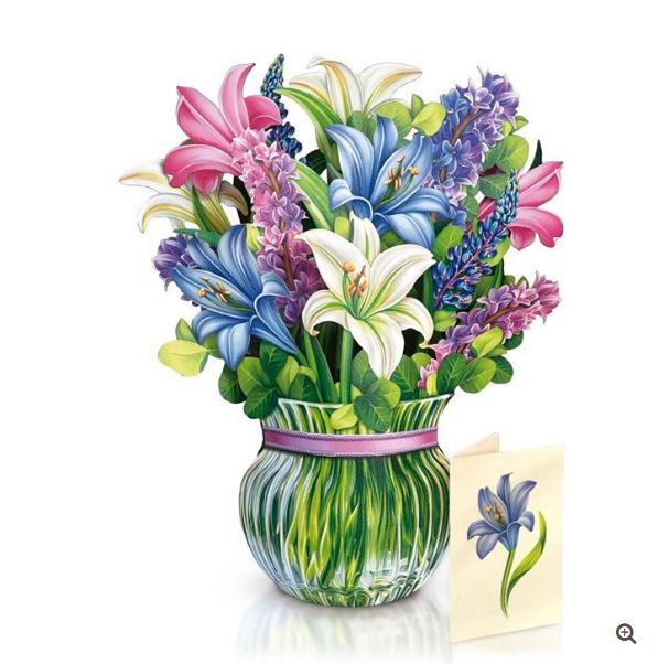 Lilies & Lupines -New Vase