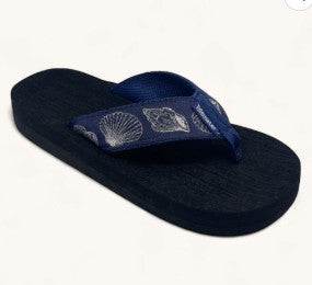 Midnight Shells Tidewater Flip Flop