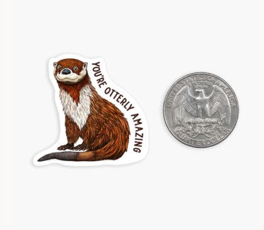 Otterly Mini Sticker
