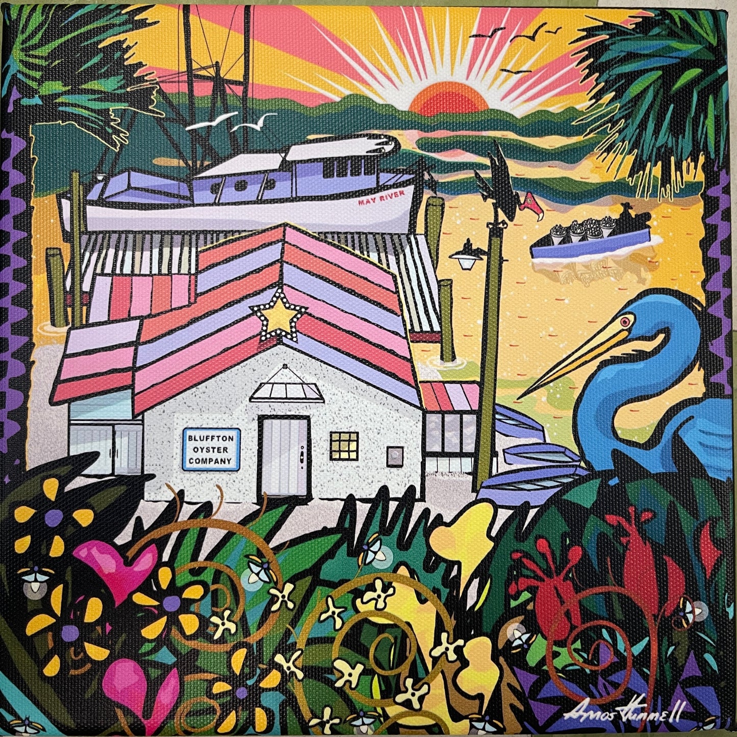 Local Artist Amos Hummel 8X8"