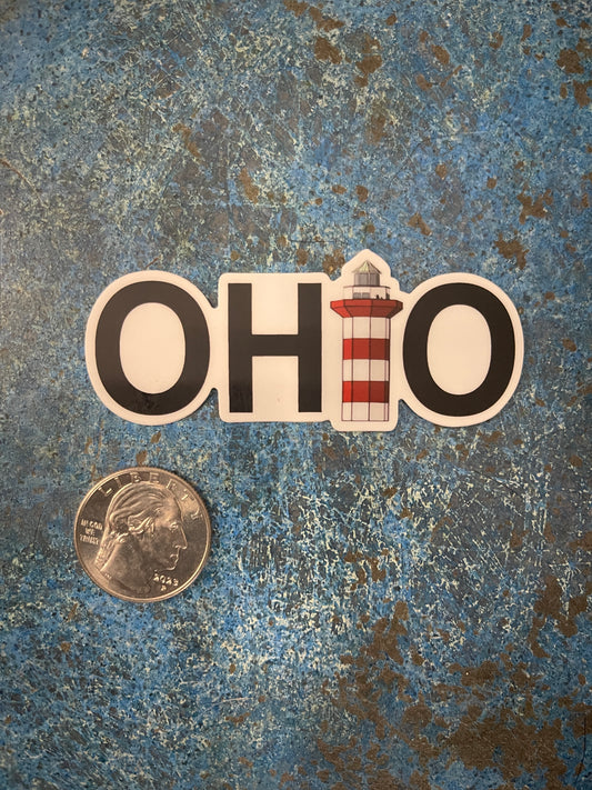 Oh (Lighthouse)O Sticker