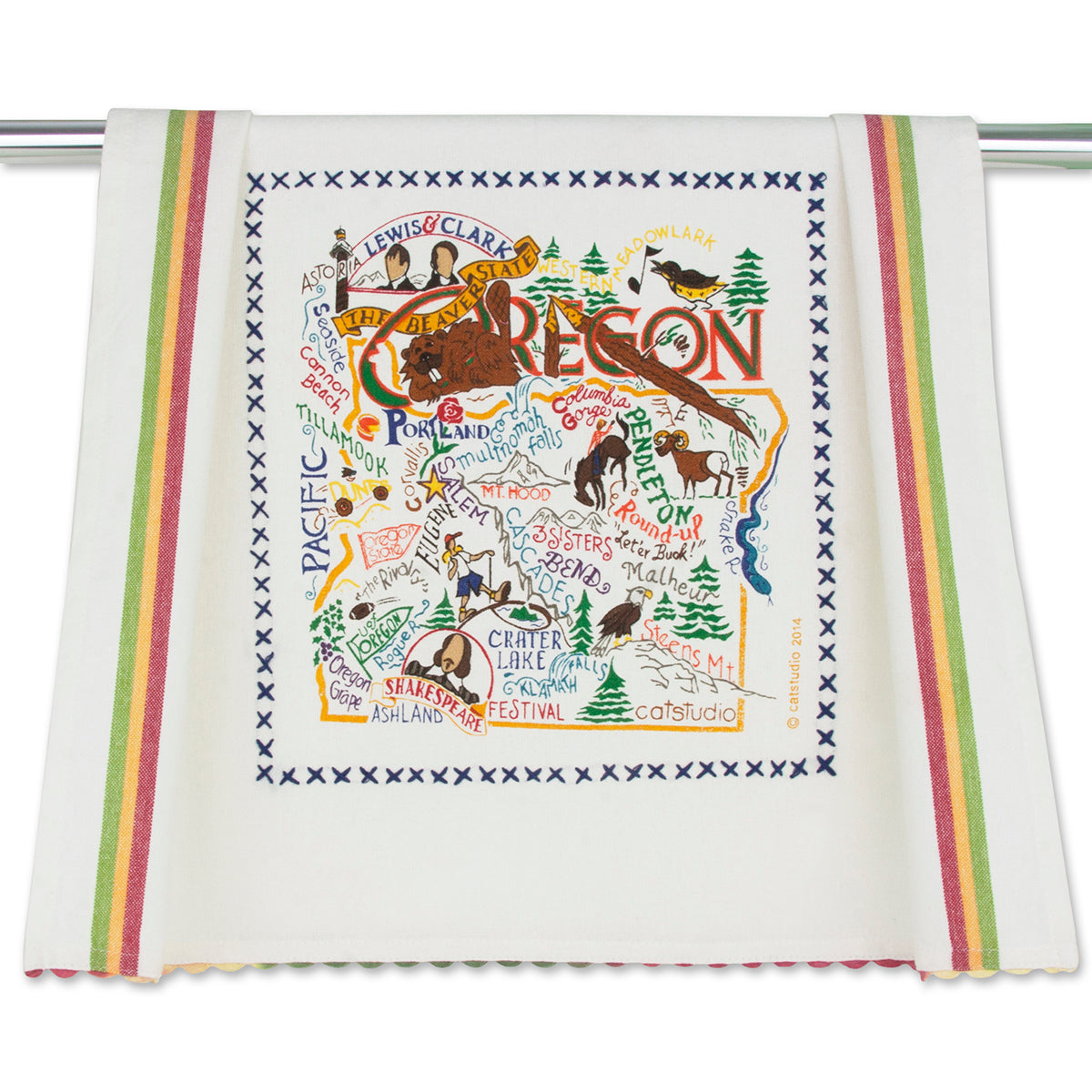 Oregon Dish Towel