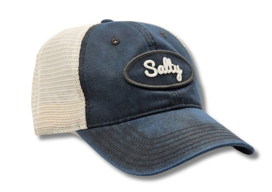 Salty Denim Trucker Cap