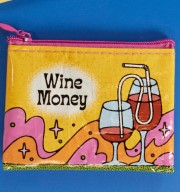 Wine Money Coin Purse