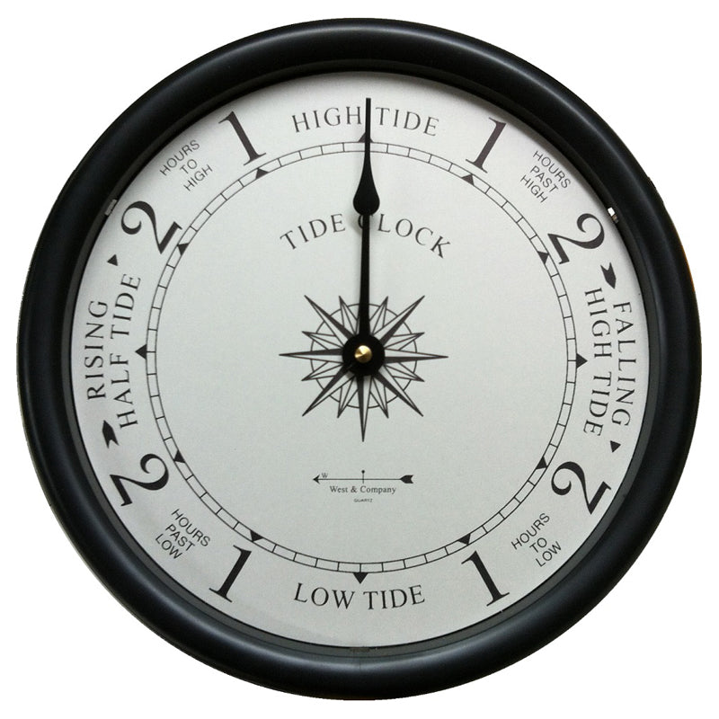 Classic Tide Clock Black Frame