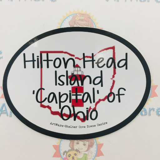 Ohio Sticker For Hilton Head Lovers