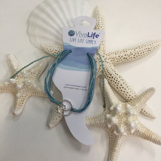 Wave Multi Cord Anklet