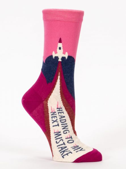 Heading To My Next Mistake Socks