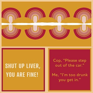 Cocktail Napkins- Too Drunk