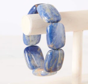 Chicklet 7 Bracelet Lapis