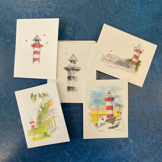 Ten Assorted Lighthouse Cards