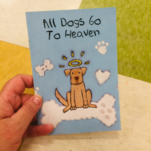 Sympathy booklet Dog