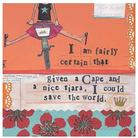 Curly Girl-Cape and A Tiara