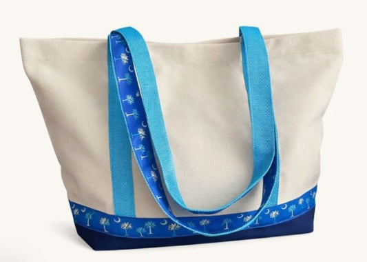 Carolina Palm Tidewater Tote