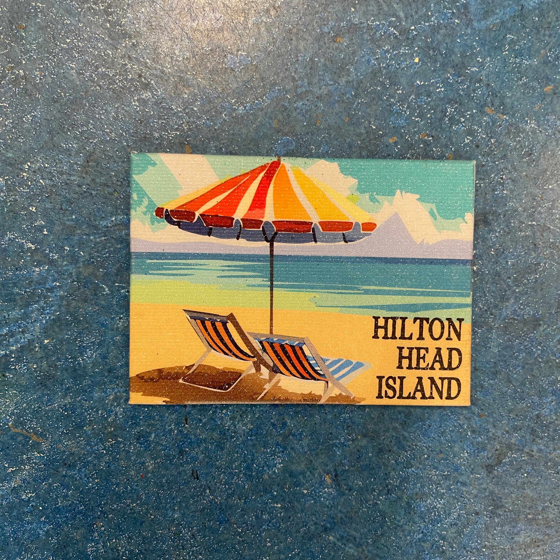 Cloth Wrap Tin HHI Magnet