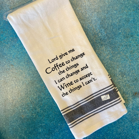 Coffee Wine Dish Towel