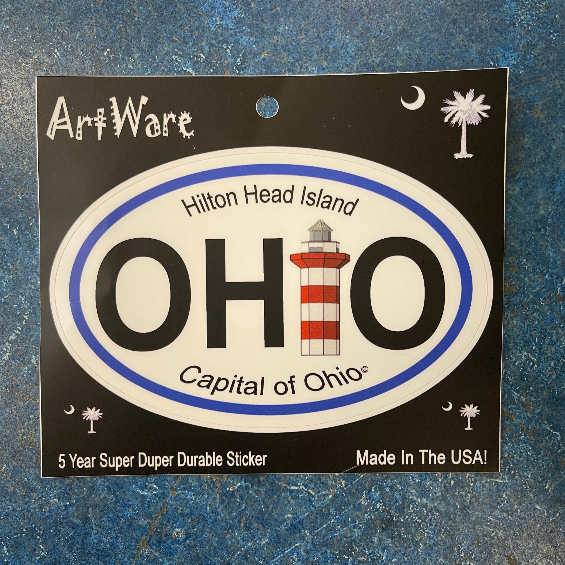 HHI Capital Of Ohio Sticker- Sticker