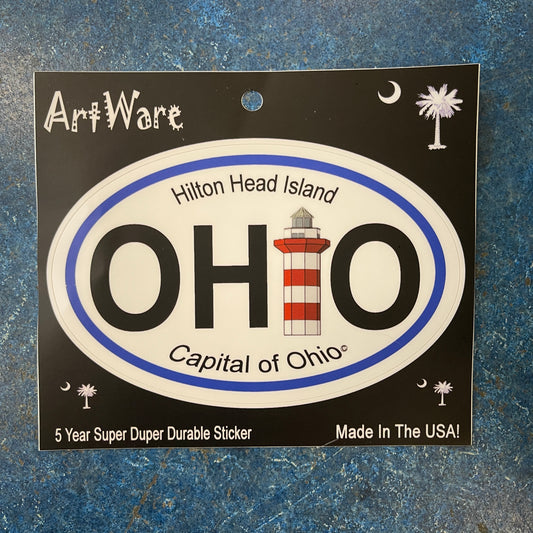 HHI Capital Of Ohio Sticker- Sticker