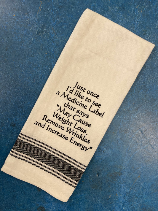 Medicine Label Weightloss Wrinkles