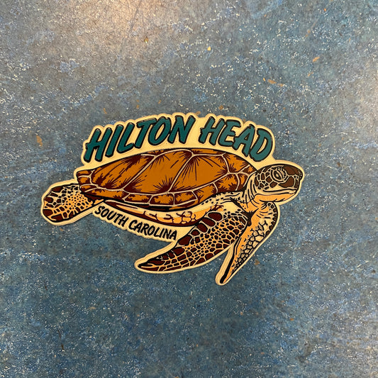 LOGGERHEAD TURTLE MAGNET