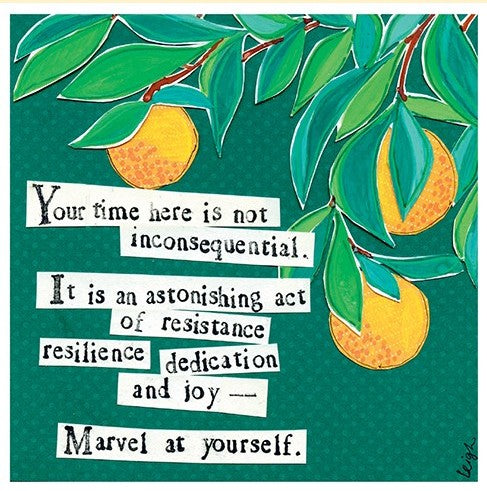 Curly Girl Card Marvel