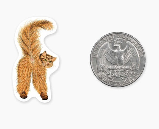 Cat Butt Mini Sicker