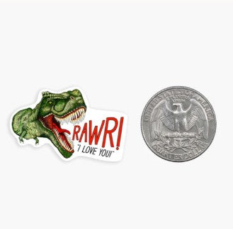 Rawr Mini Sticker