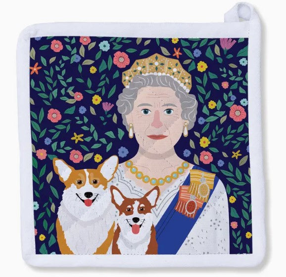 Queen of England Pot Holder