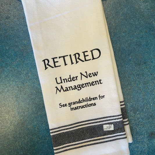 Retired See Grandkids For Instructions