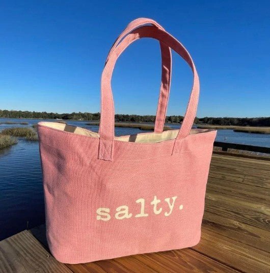Salty Shoulder Beach Bag Rose Pink