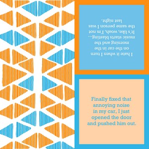 Cocktail Napkins-Same Person