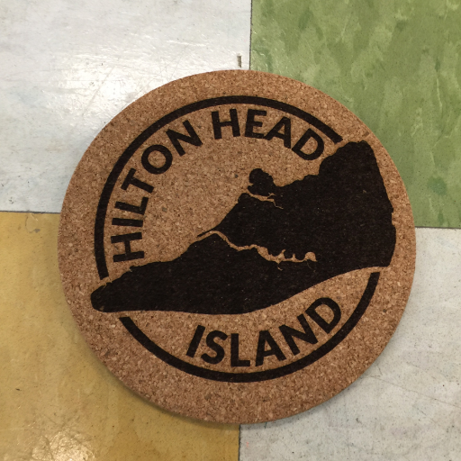 Shape of HHI Cork Coaster