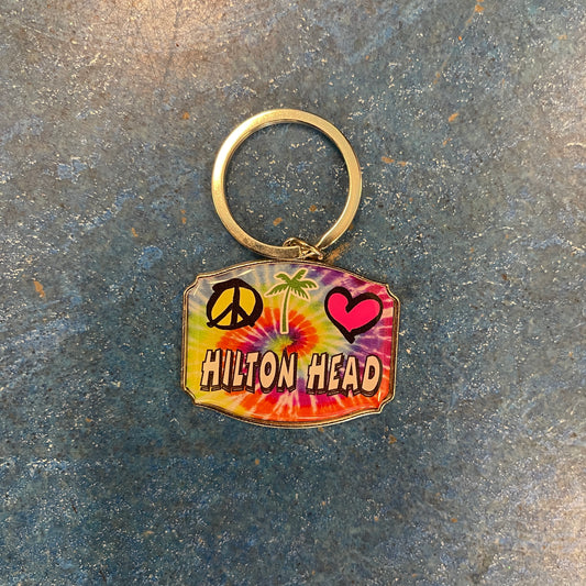 HHI Tie Dye Key Ring