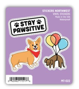 Trio Mini Stay Positive Dog