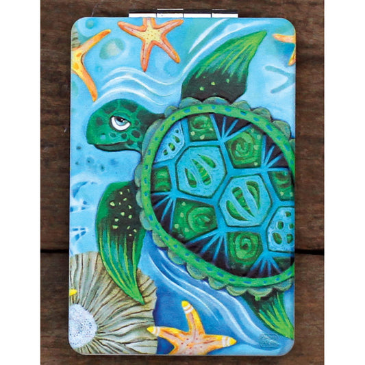 SEA TURTLE COMPACT MIRROR