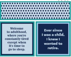 Cocktail Napkins- Wanted To Retire