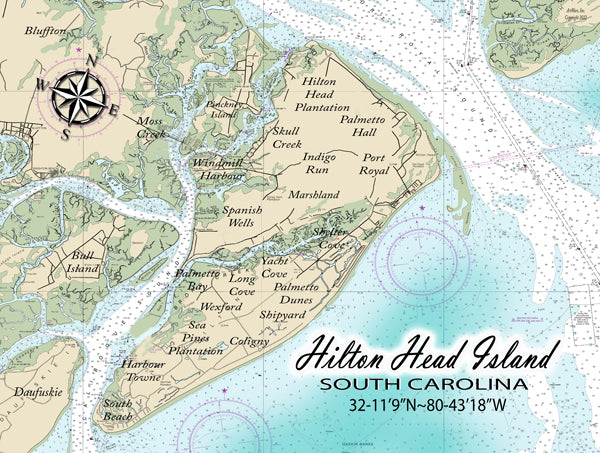 Hilton Head Custom Blanket